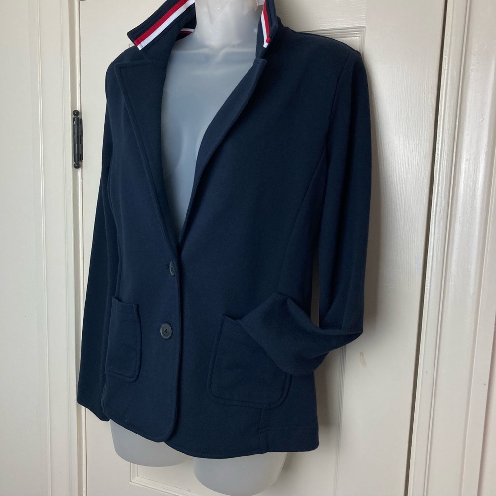 Tommy Hilfiger French Terry Knit Nautical Blazer M - Picture 4 of 17
